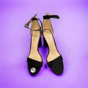 Jessica Simpson Black Ankle Strap Pumps Size 9.5 Brand New!